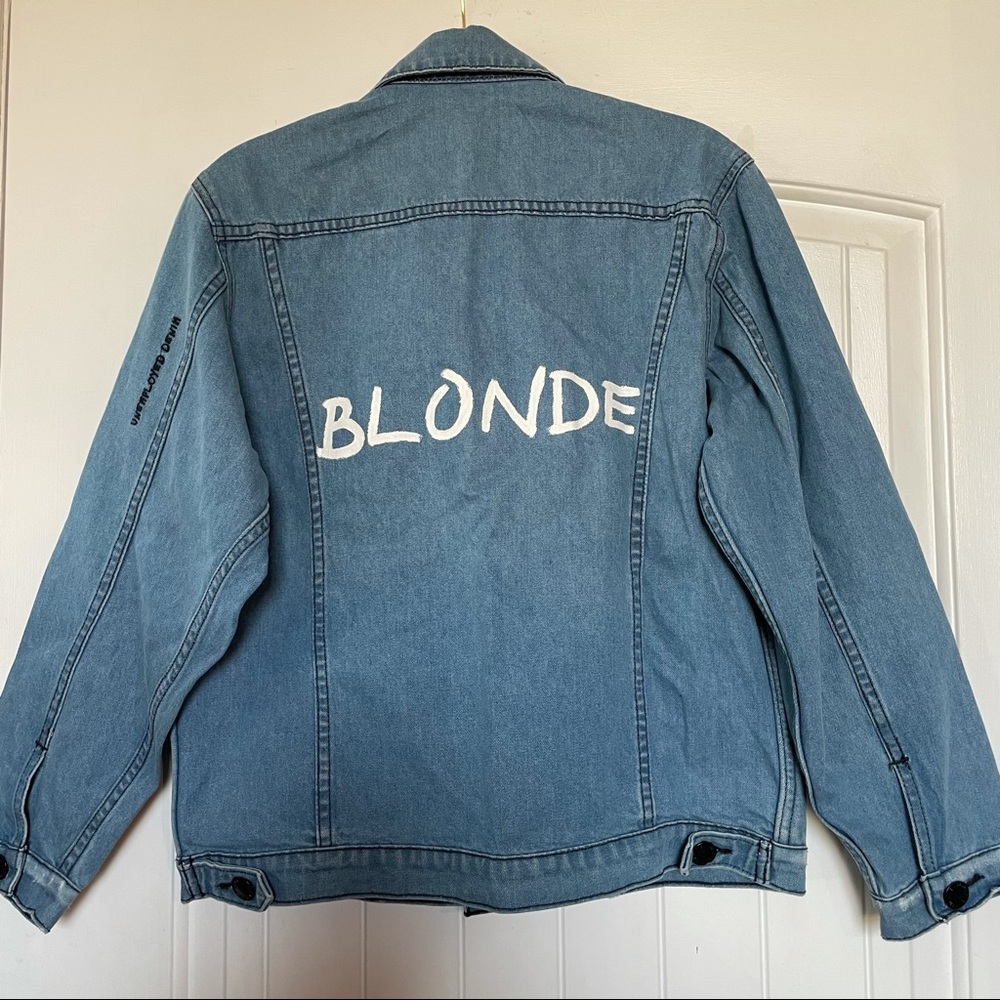 UNEMPLOYED DENIM custom “Blonde” denim jacket